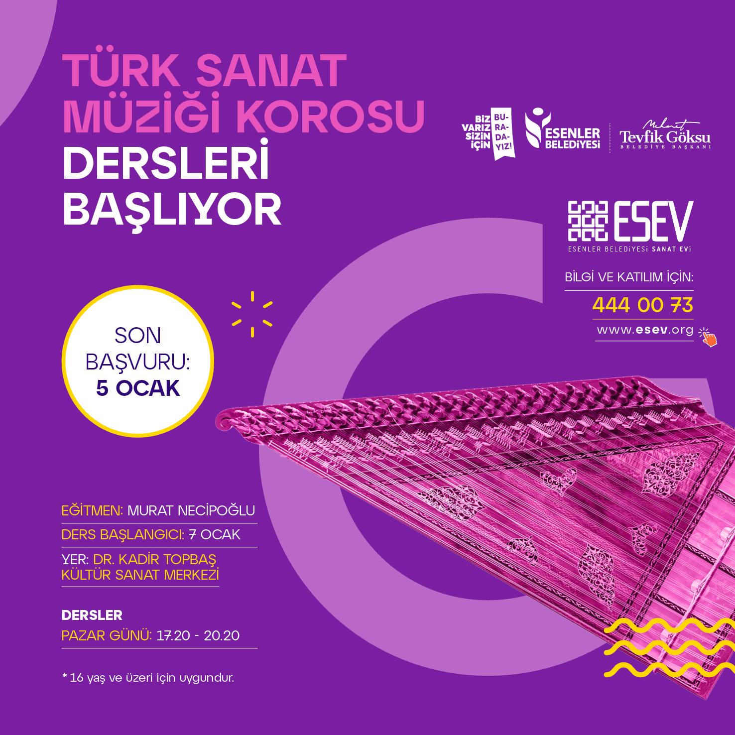 Esenler Sanat Evi - Türk Sanat Müziği Korosu